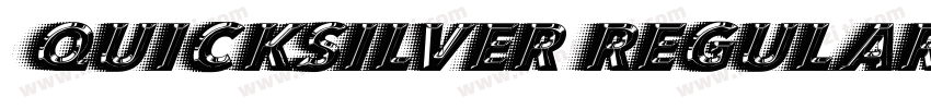 Quicksilver Regular字体转换